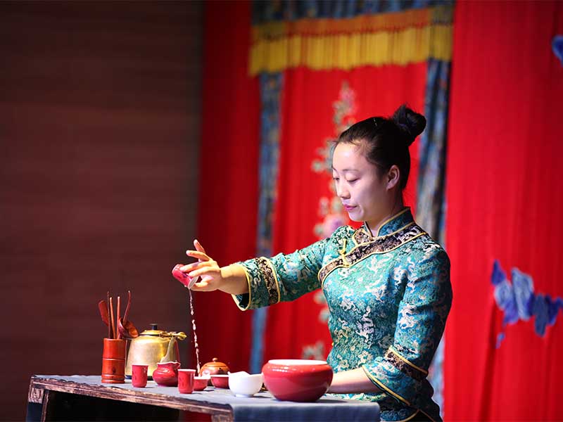 茶藝表演 北京茶藝表演 女孩茶藝表演
